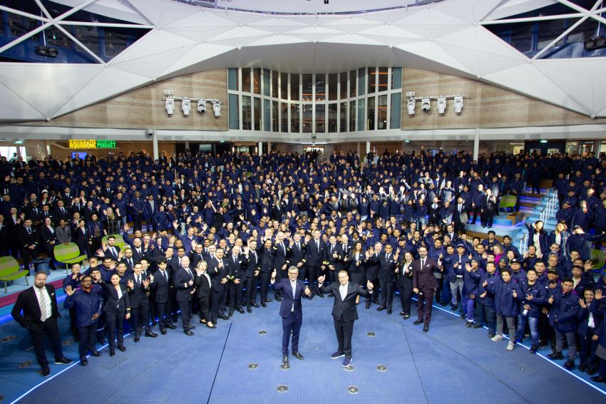 Icon of the Seas signing ceremony