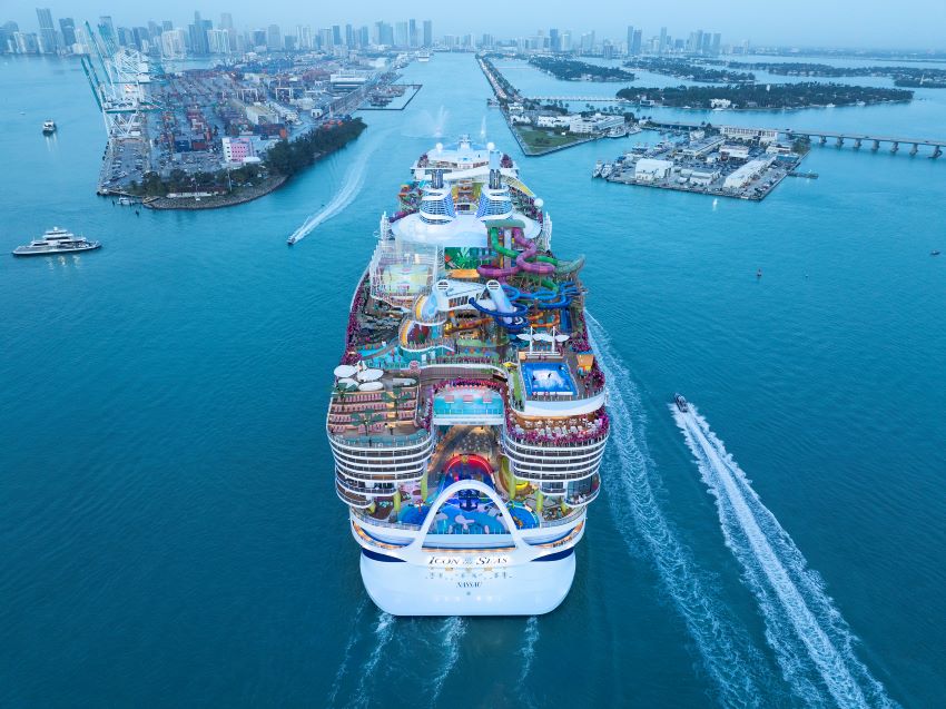 Icon of the Seas Arrives in Miami for the First Time | Cruzely.com
