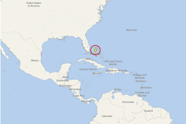 Location of Symphony of the Seas