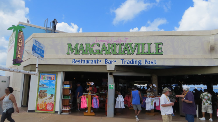 Margaritaville in the cruise port in Cozumel