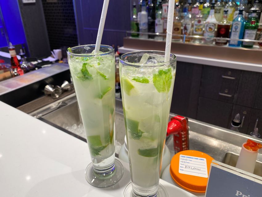 Mojitos on the bar