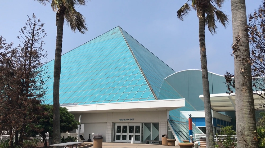 Aquarium Pyramid at Moody Gardens