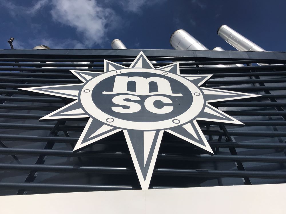 MSC Cruises signage