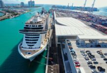 The New World’s Largest Cruise Terminal Welcomes its First Ship