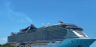 A Major Cruise Line Quietly Raises the Price of a Big Onboard Expense MSC Seaside docked at Ocean Cay.