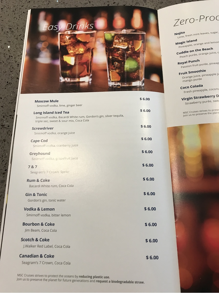 Worth It? Complete Guide to MSC Cruises Drink Packages