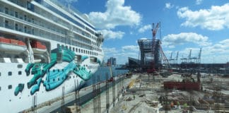 Exclusive: Photos of Norwegian’s New Miami Terminal Under Construction Photo of Norwegian Cruise Terminal under construction