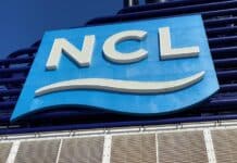 Reviewed: Everything about NCL Cruise Internet (Speed, Discounts, and More) Logo of NCL on a cruise ship