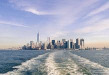 Complete Guide to Cruising From Cape Liberty (New York) Wake of a cruise ship from New York