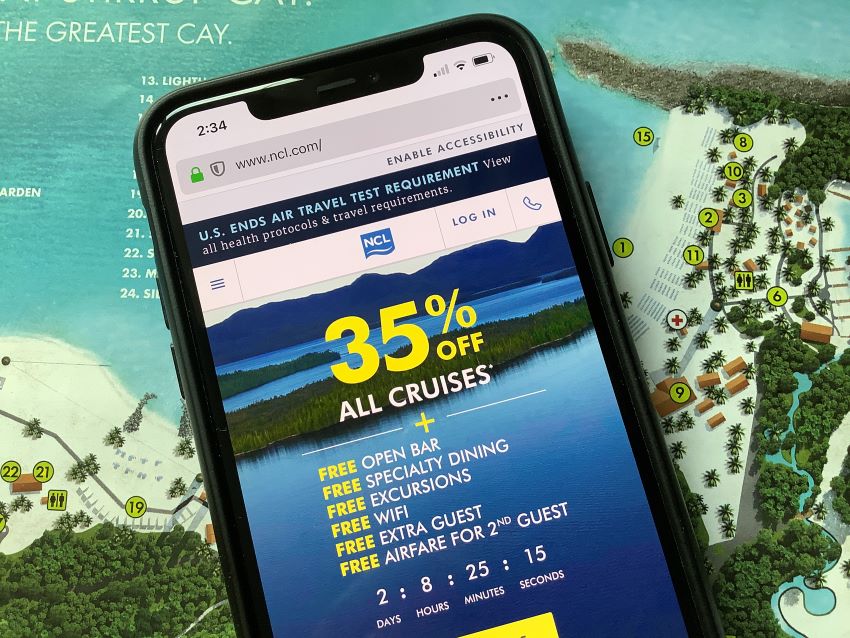 cruise ship phone service