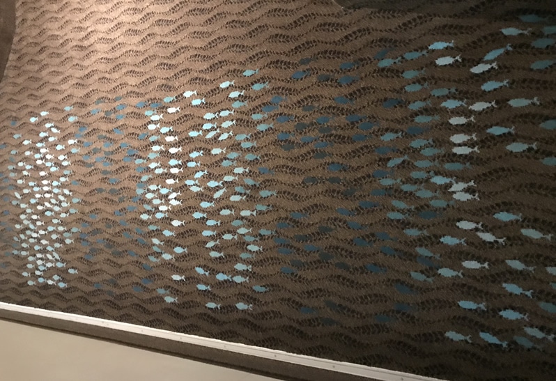 Norwegian fish carpet