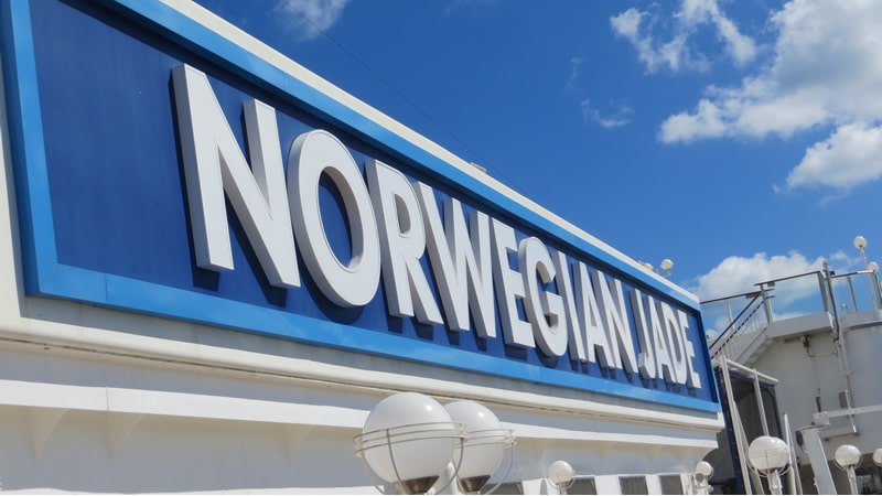 Norwegian Jade sign