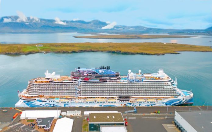 NCL (and Katy Perry) Christen New Norwegian Prima in Iceland | Cruzely.com
