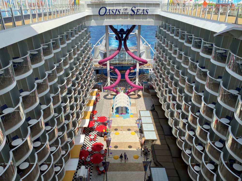 Boardwalk on Oasis of the Seas