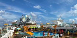 Odyssey of the Seas Super Guide: Photo Tour, Review, Tips, and Things to Know Odyssey of the Seas pool deck