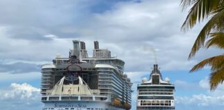 9 BIG Differences of Sailing a Large vs. Small(er) Cruise Ship Old cruise ship docked next to a new one