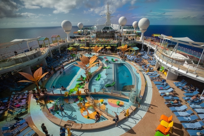 Pool area on Navigator of the Seas