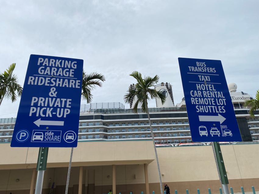 watch cruise ships leave fort lauderdale