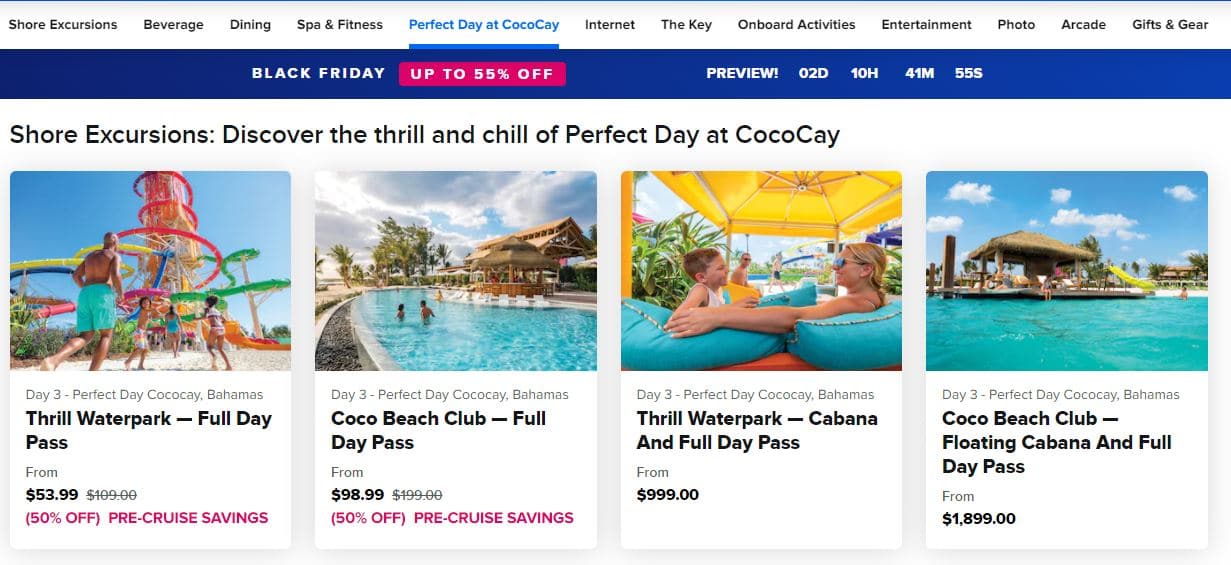 Royal Caribbean Black Friday prices