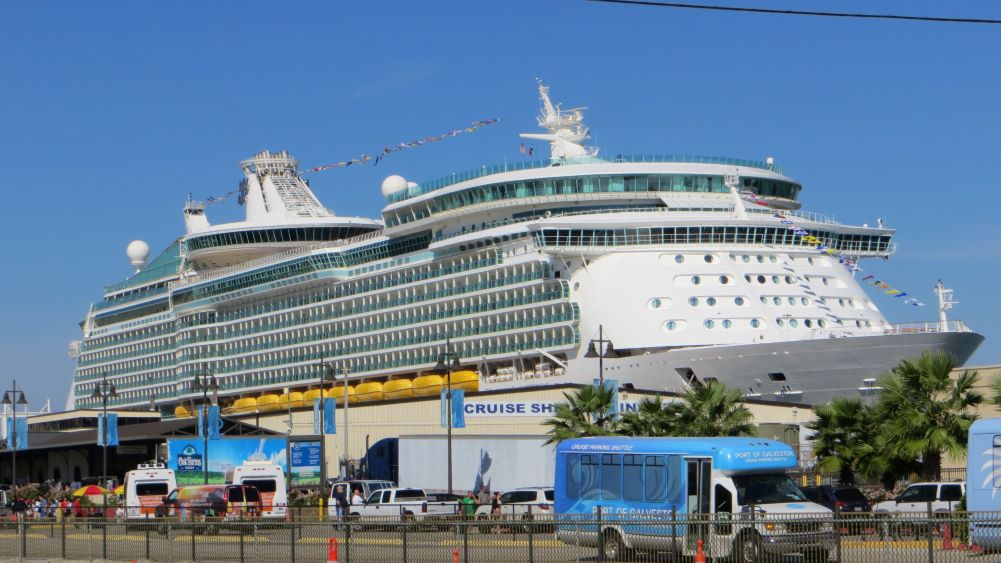 Royal Caribbean ship in Galveston