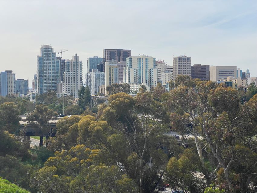 View of San Diego from Balboa Park