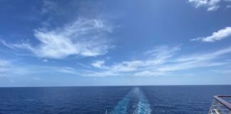 What I Wish I Knew About Sea Days Before I Sailed Aft view from Carnival Ecstasy heading toward Mobile