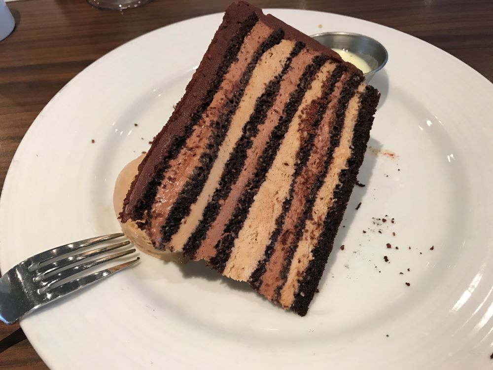 7-layer chocolate cake