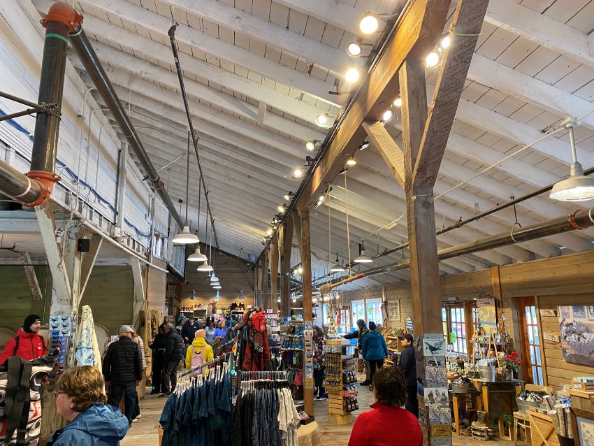 Shops in Icy Strait Point
