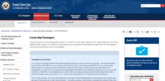 U.S. State Dept: “U.S. Citizens … Should Not Travel by Cruise Ship”