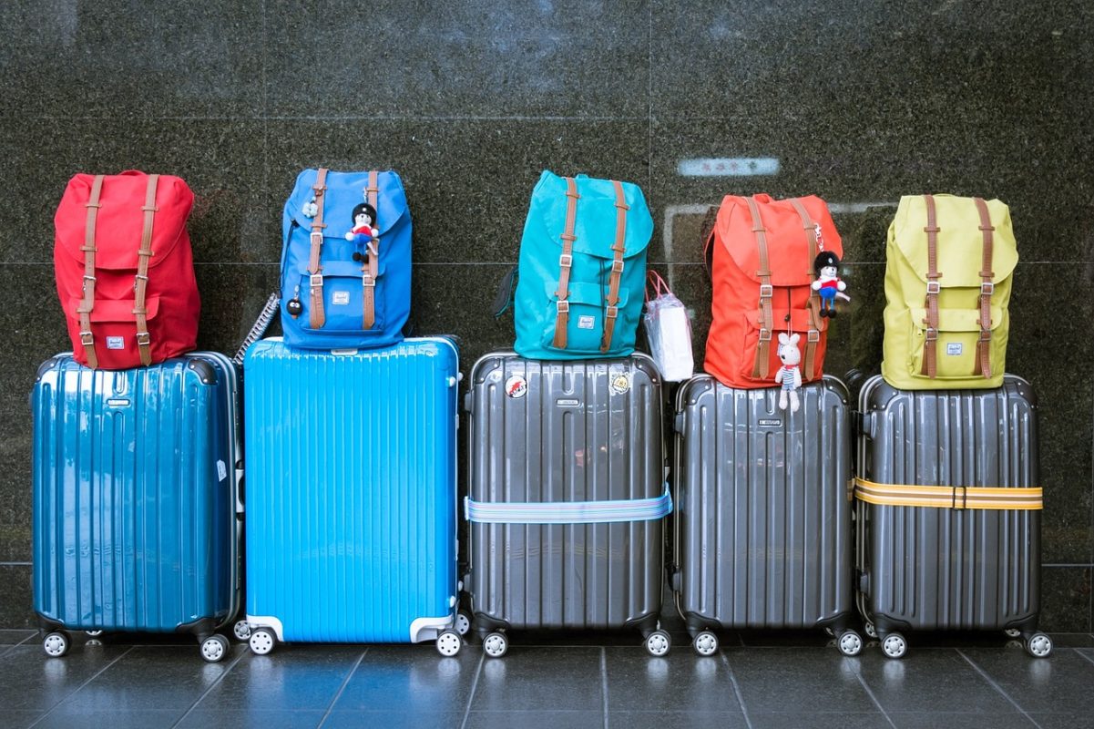 Suitcases for a cruise