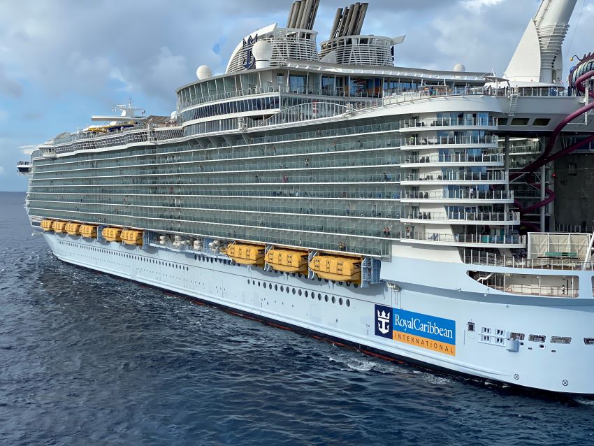 Royal Caribbean ship in Cozumel