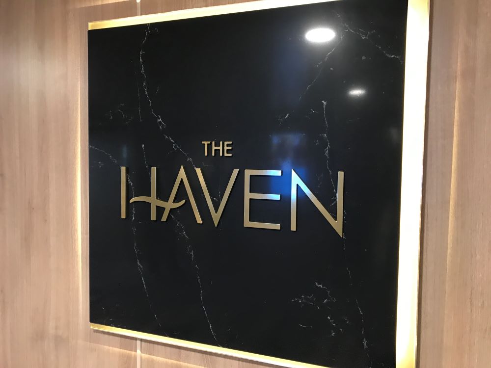 The Haven sign