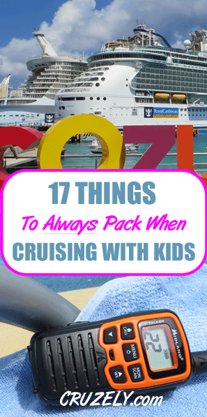 20 Things to Always Pack When Cruising With Kids