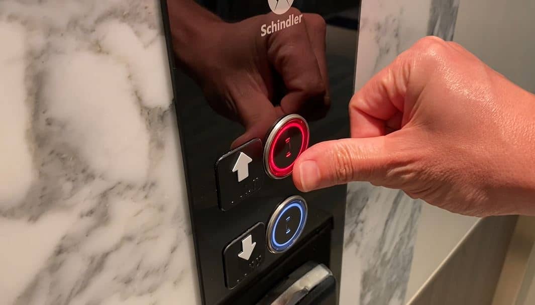 Touchless elevator