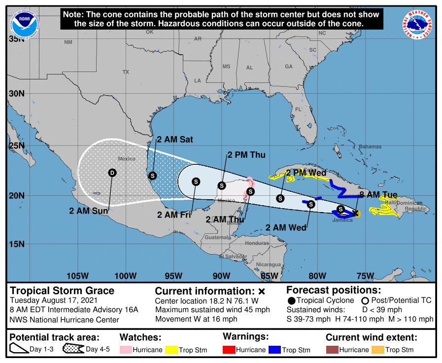 Tropical Storm Grace