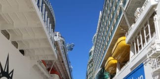 Which Company Owns Your Favorite Cruise Line? (Infographic) Two ships in port of Cozumel