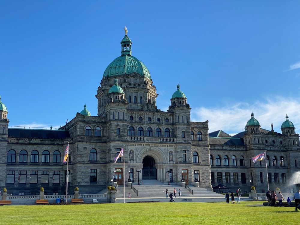 Victoria, BC government building