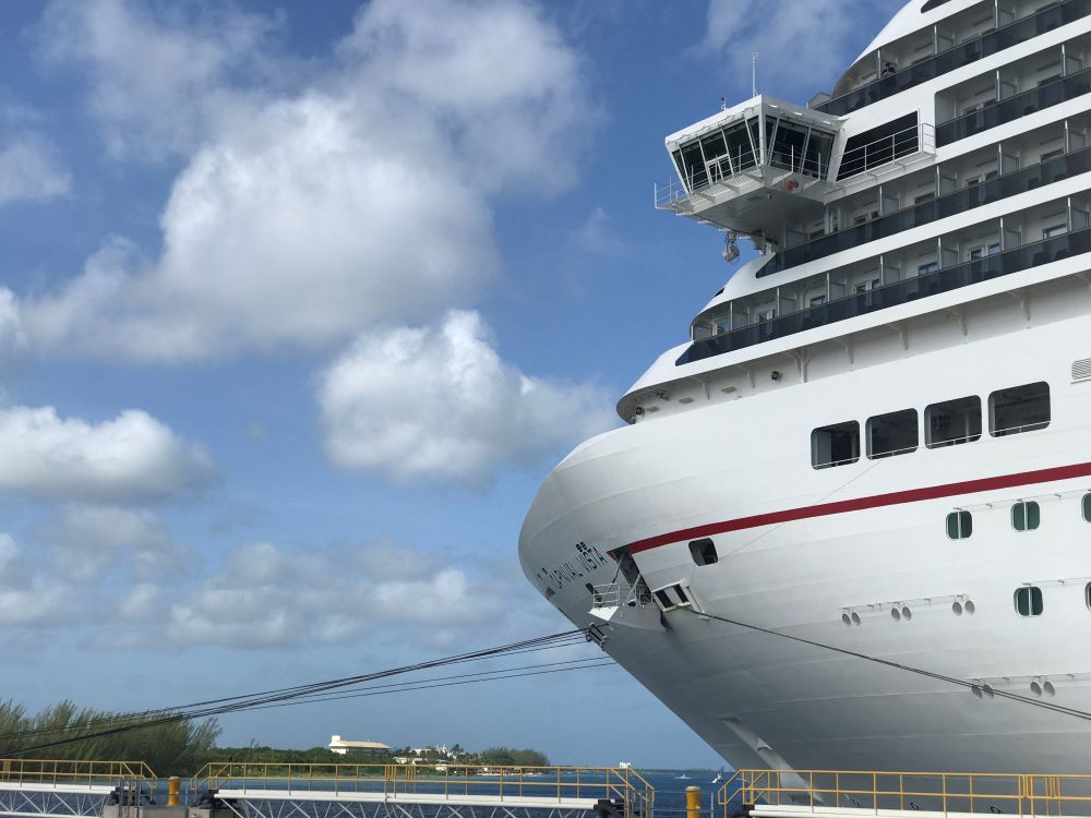 Carnival Vista docked in Cozumel