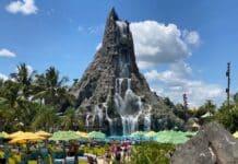 Is Volcano Bay Worth It? 17 Tips & Things to Know About the Waterpark The peak of the volcano at Volcano Bay waterpark